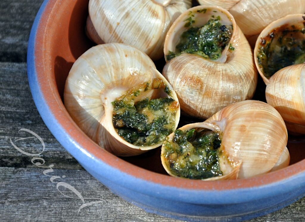Les escargots persillés