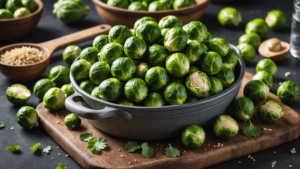 découvrez nos astuces pour concocter des recettes délicieuses à base de chou de bruxelles et régalez-vous avec des plats savoureux et équilibrés.