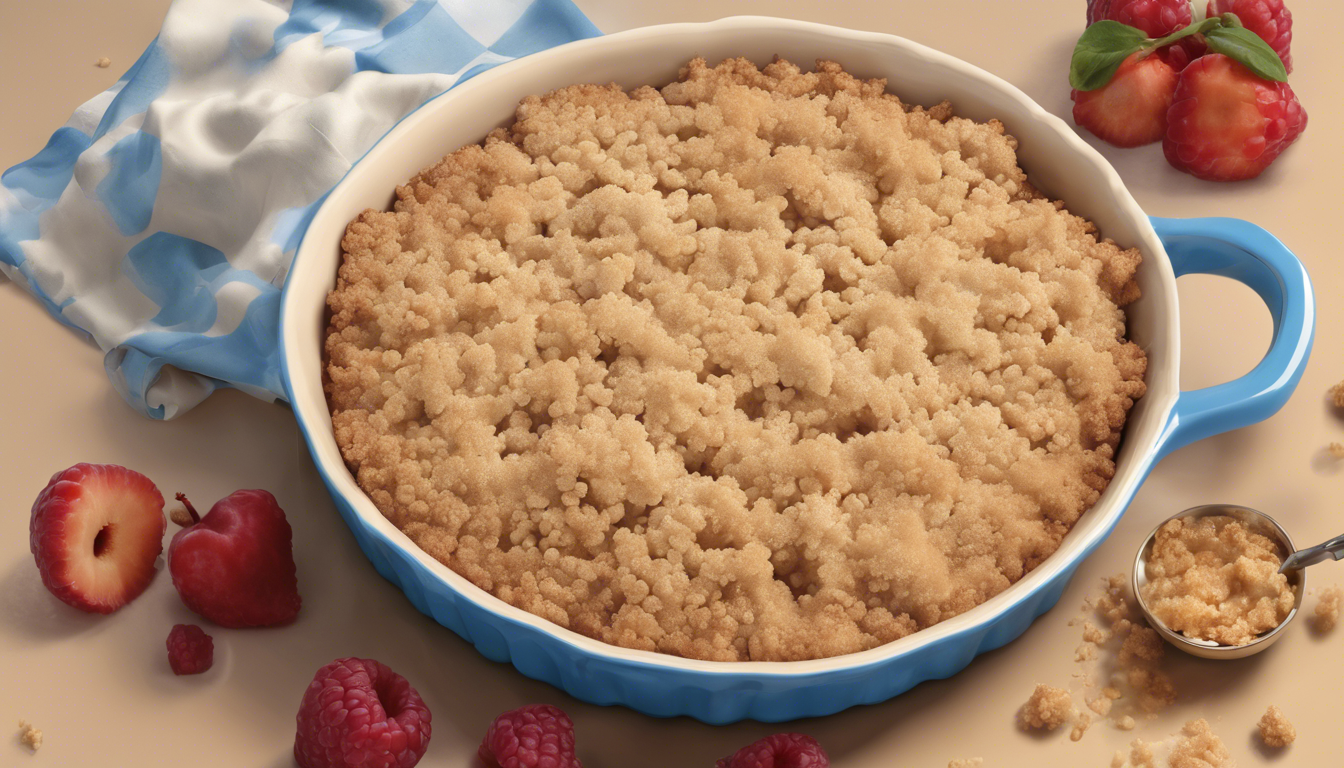 découvrez comment préparer une délicieuse pâte à crumble pour régaler vos papilles avec cette recette facile et gourmande.