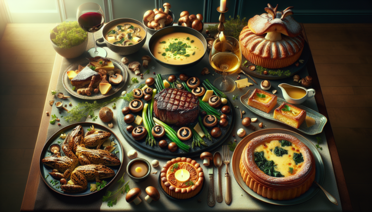 Plat en F - Filet mignon, Flamiche, Frangipane, French onion soup, Frog legs & ambiance bistrot française.