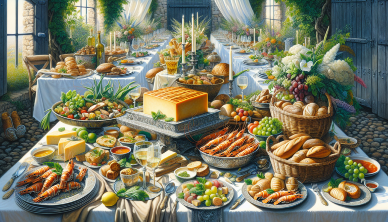 Plat en L, Lapin à la moutarde, Lentilles du Puy, Lamproie à la bordelaise, Langoustines, Lasagnes, Laitues, Fromages Livaro et Laguiole, Pain Lyonnais.