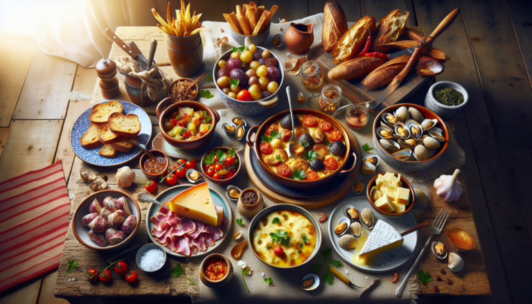 Plat en R exquis et coloré, vue verticale professionnelle, cuisine française.