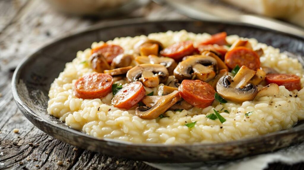 Comment sublimer votre risotto avec du chorizo et des champignons ?
