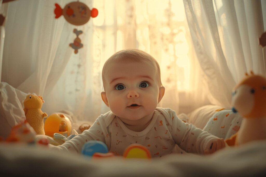 Comment le développement de la vision de votre bébé de 5 mois transforme-t-il son monde ?