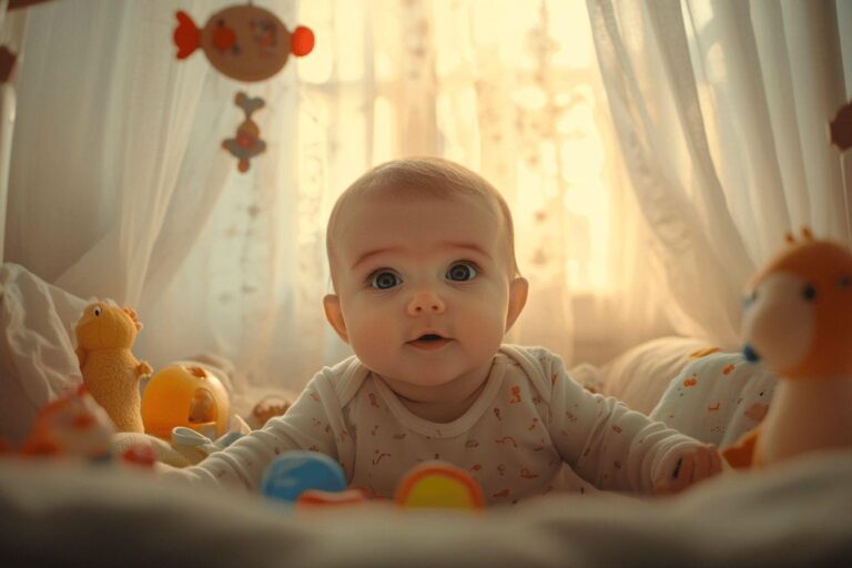 Comment le développement de la vision de votre bébé de 5 mois transforme-t-il son monde ?