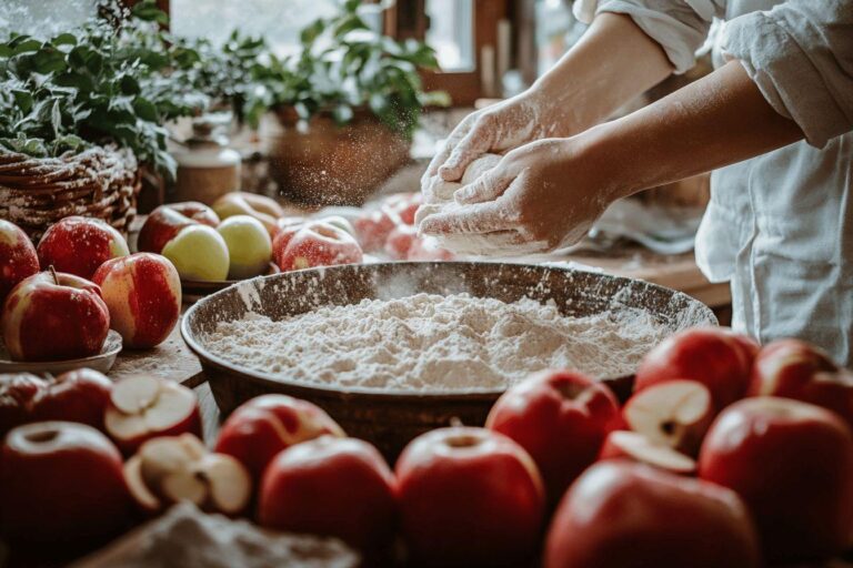 Comment préparer un délicieux gâteau aux pommes en un rien de temps ?