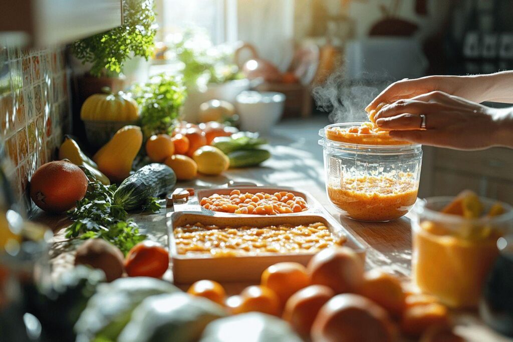 Comment préparer une délicieuse recette de petits pots pour bébés de 4 mois ?