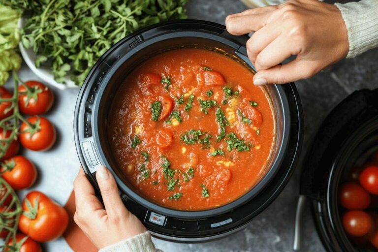 Comment préparer une délicieuse soupe à la tomate au Thermomix en un rien de temps ?