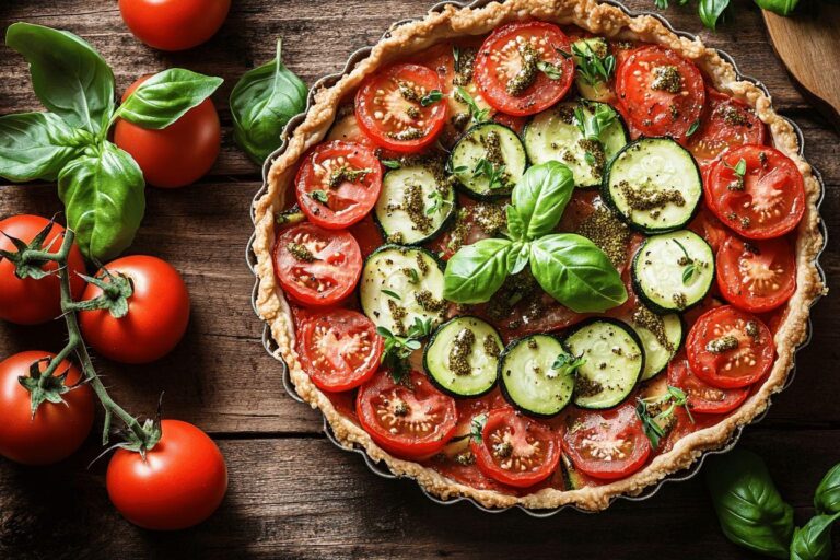 Comment sublimer la tarte tomate courgette moutarde en un plat irrésistible ?