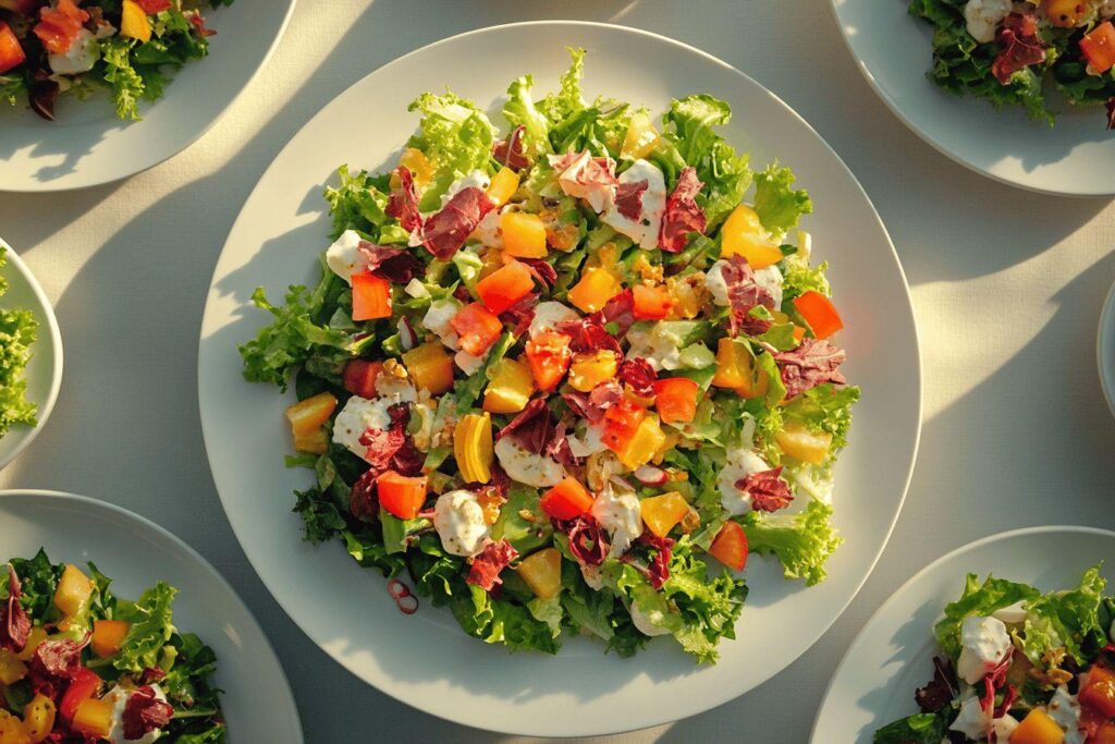Comment transformer une salade composée froide en un plat de fête irrésistible ?