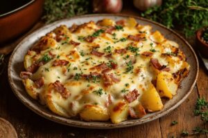 Peut-on vraiment savourer une tartiflette sans lardon et lui faire honneur ?