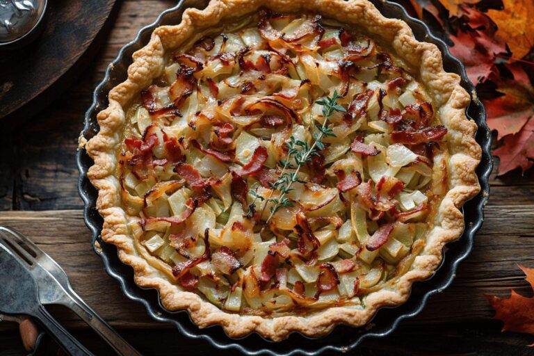 Pourquoi la tarte poireau lardon est-elle le plat réconfortant incontournable de l&rsquo;automne?