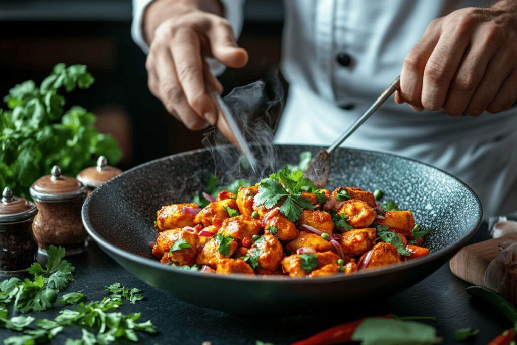 Quel accompagnement surprenant rendrez-vous à votre poulet tandoori ?