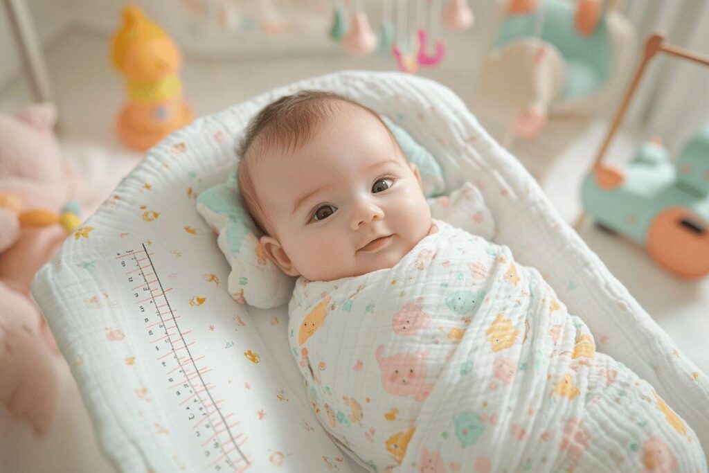 Quel est le poids moyen d’un bébé et comment évolue-t-il au fil des mois ?