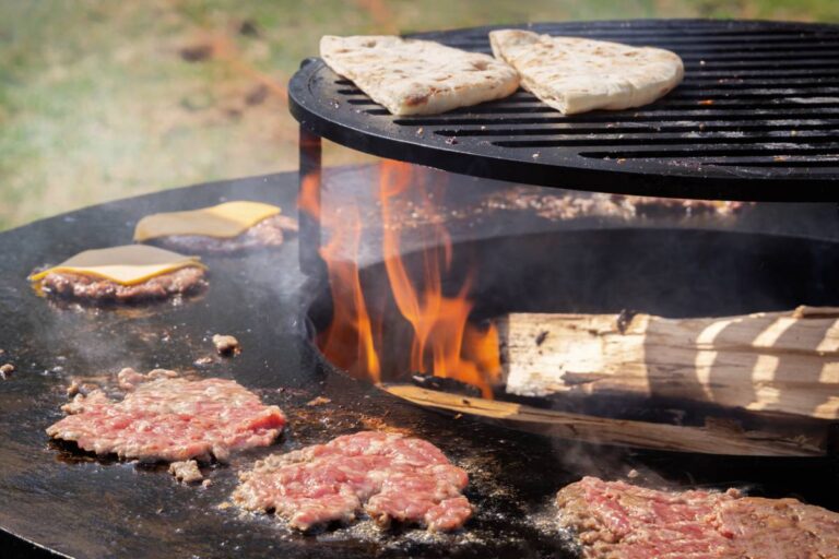 viande griller brasero